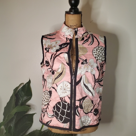 Carlisle Jackets & Coats Carlisle Floral Quilted Vest Poshmark